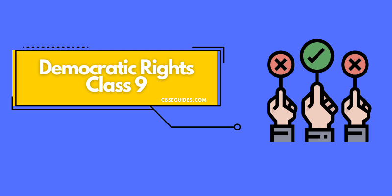 Democratic Rights Class 9 Questions And Answers
